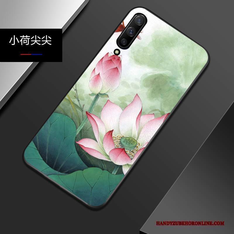 Custodia Mi A3 Silicone Marchio Di Tendenza Anti-caduta, Cover Mi A3 Goffratura Di Personalità Piccola