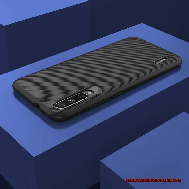 Custodia Mi A3 Silicone Tempra Monocromatico, Cover Mi A3 Protezione Ornamenti Appesi Morbido