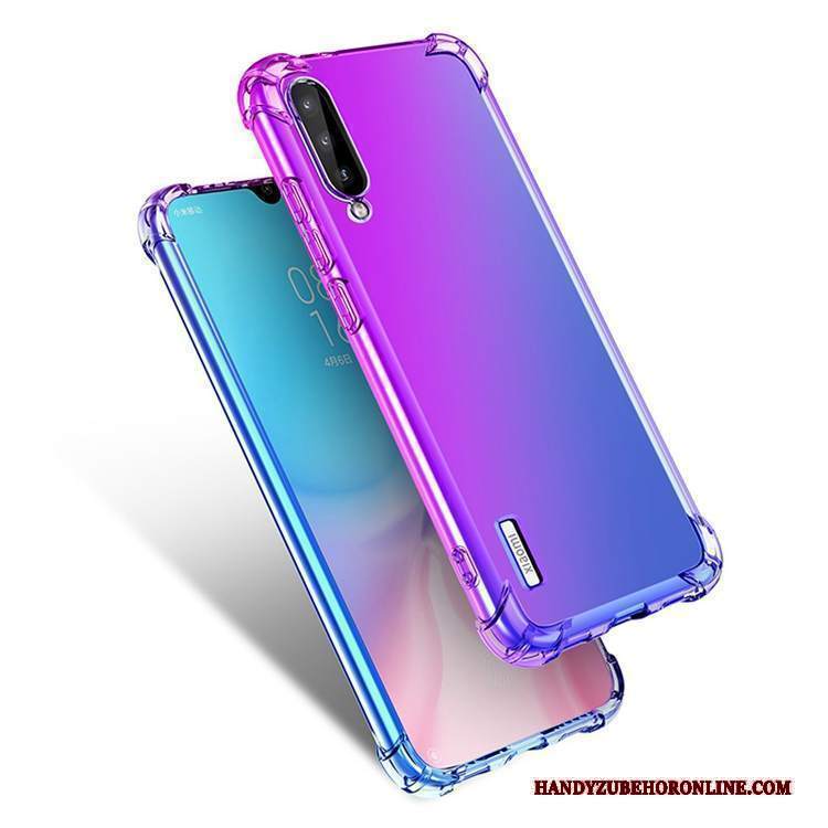 Custodia Mi A3 Tutto Incluso Personalizza, Cover Mi A3 Arcobaleno Porpora