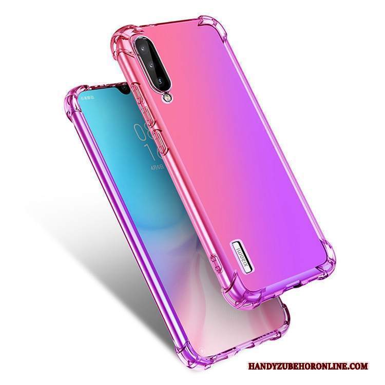 Custodia Mi A3 Tutto Incluso Personalizza, Cover Mi A3 Arcobaleno Porpora