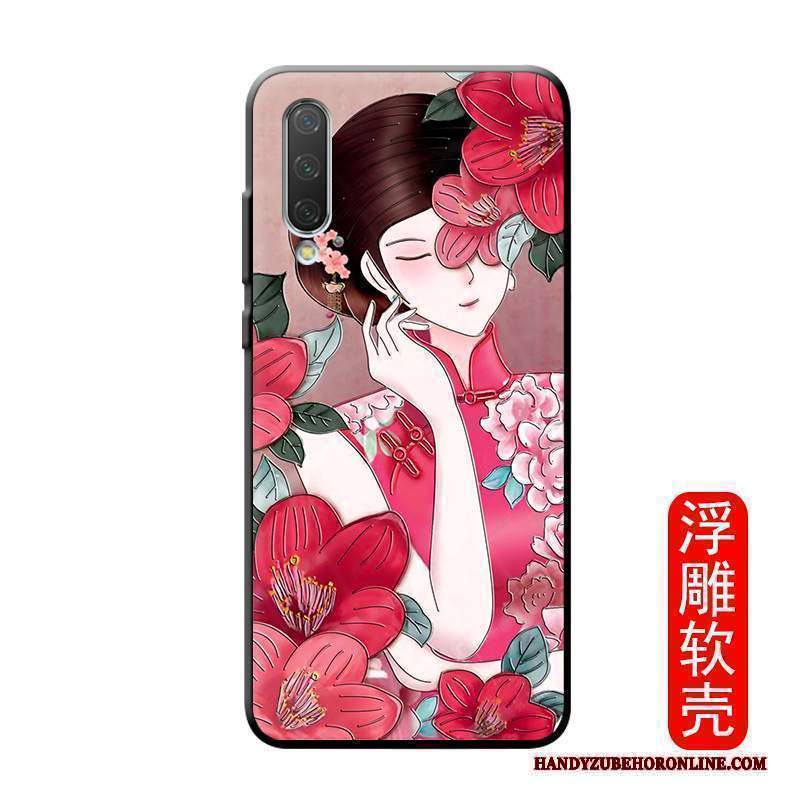 Custodia Mi A3 Vintage Piccola Morbido, Cover Mi A3 Creativo Stile Cinese Personalizza