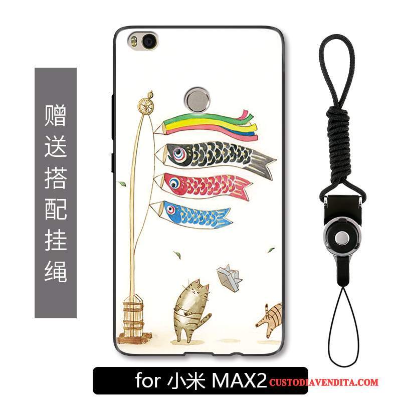 Custodia Mi Max 2 Cartone Animato Anti-caduta Ornamenti Appesi, Cover Mi Max 2 Protezione Bellotelefono