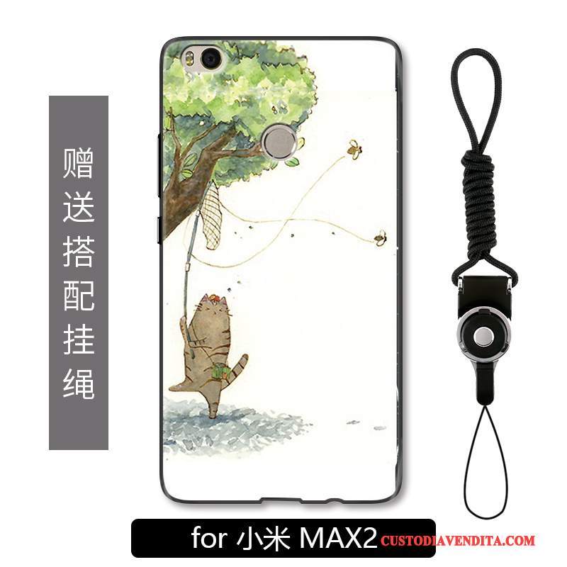 Custodia Mi Max 2 Cartone Animato Anti-caduta Ornamenti Appesi, Cover Mi Max 2 Protezione Bellotelefono