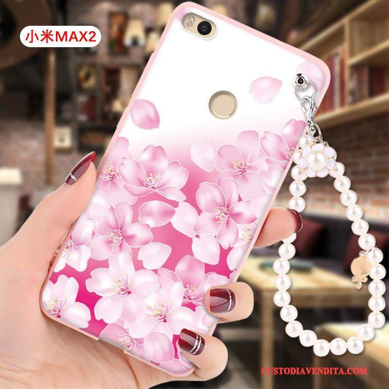 Custodia Mi Max 2 Cartone Animato Ornamenti Appesitelefono, Cover Mi Max 2 Protezione Piccola Tutto Incluso