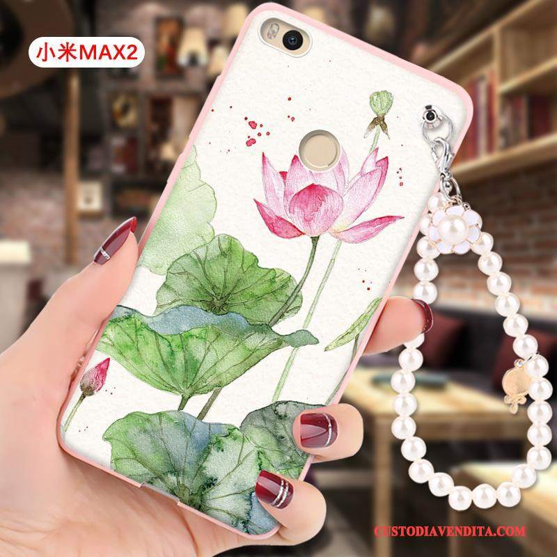 Custodia Mi Max 2 Cartone Animato Ornamenti Appesitelefono, Cover Mi Max 2 Protezione Piccola Tutto Incluso