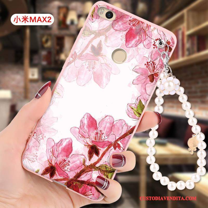 Custodia Mi Max 2 Cartone Animato Ornamenti Appesitelefono, Cover Mi Max 2 Protezione Piccola Tutto Incluso