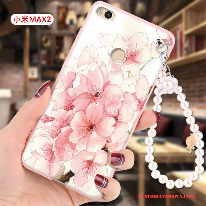 Custodia Mi Max 2 Cartone Animato Ornamenti Appesitelefono, Cover Mi Max 2 Protezione Piccola Tutto Incluso