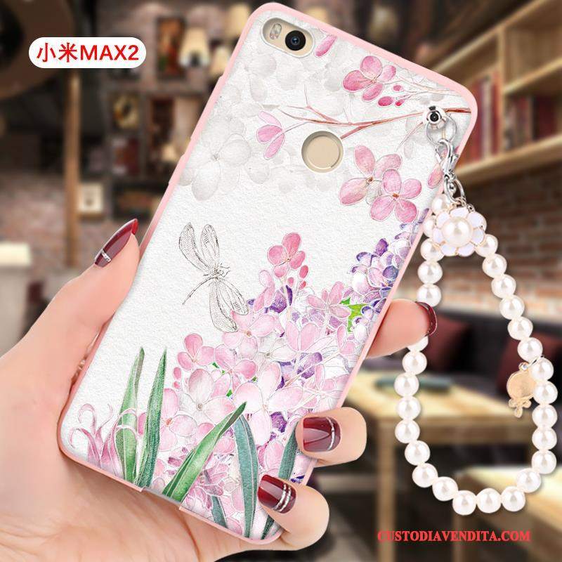 Custodia Mi Max 2 Cartone Animato Ornamenti Appesitelefono, Cover Mi Max 2 Protezione Piccola Tutto Incluso