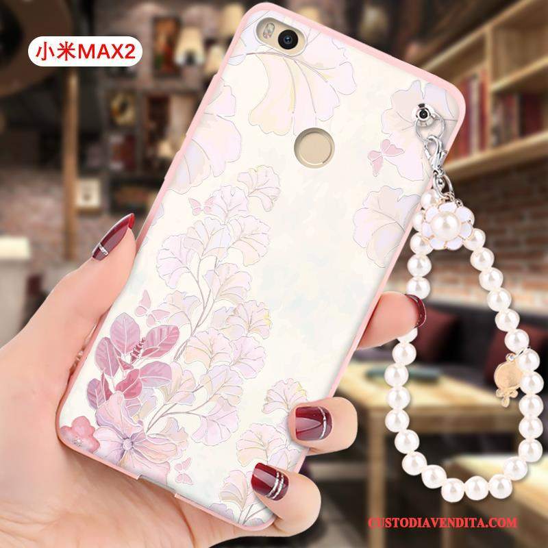 Custodia Mi Max 2 Cartone Animato Ornamenti Appesitelefono, Cover Mi Max 2 Protezione Piccola Tutto Incluso