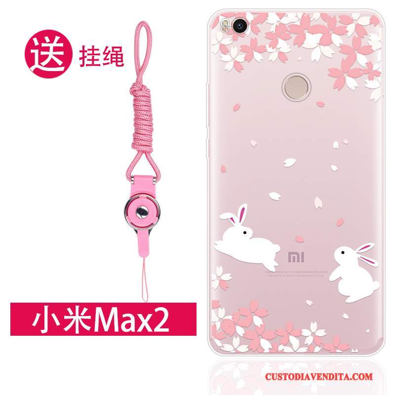 Custodia Mi Max 2 Creativo Tutto Incluso Ornamenti Appesi, Cover Mi Max 2 Silicone Anti-caduta Piccola