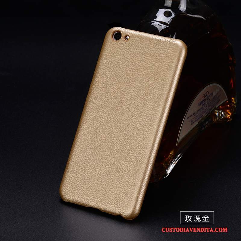 Custodia Mi Max 2 Pelle Oro Coperchio Posteriore, Cover Mi Max 2 Protezione Sottili Personalizza