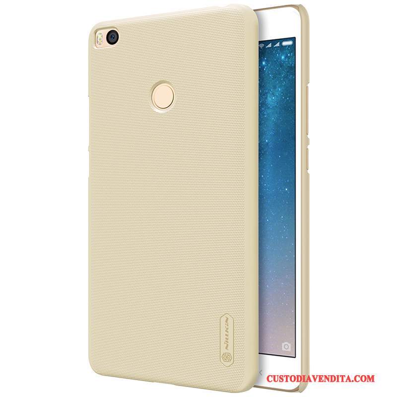 Custodia Mi Max 2 Protezione Difficile Oro, Cover Mi Max 2 Piccola Macchiati