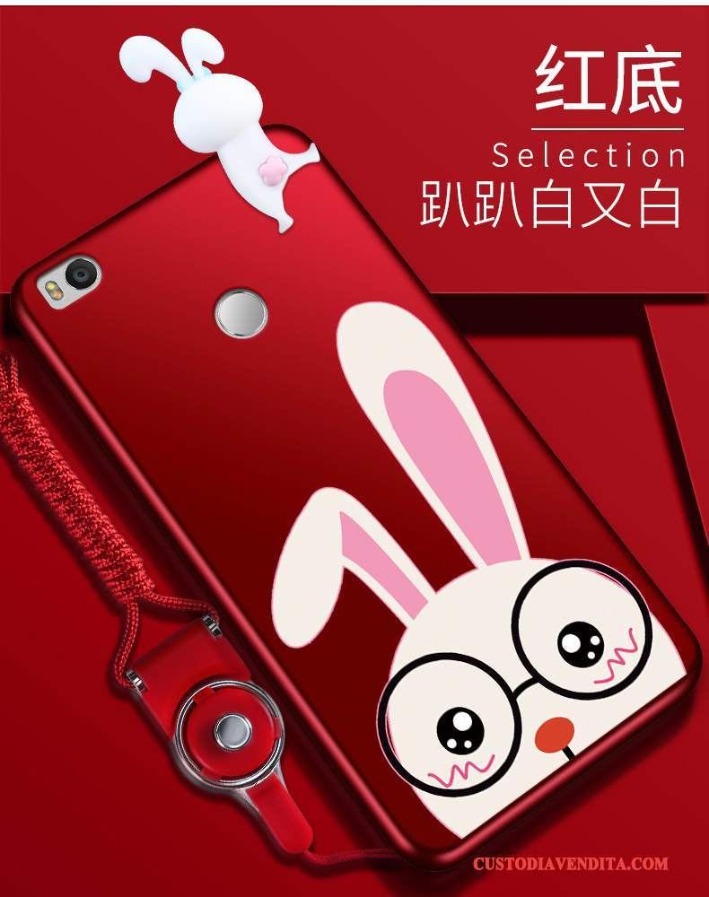 Custodia Mi Max 2 Protezione Rosso Piccola, Cover Mi Max 2 Creativo Tendenza Anti-caduta