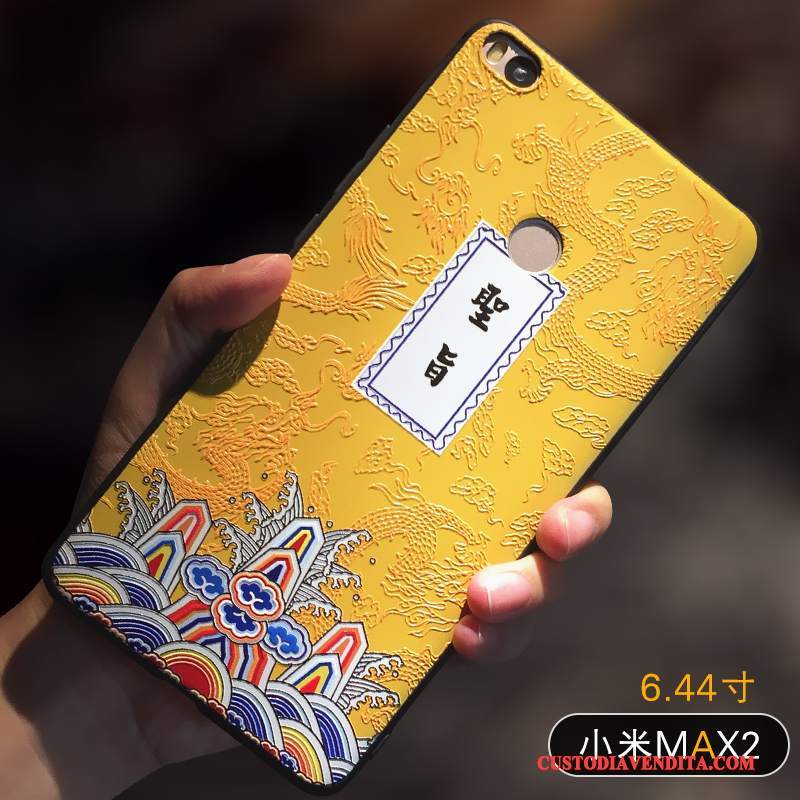 Custodia Mi Max 2 Protezione Tutto Incluso Di Personalità, Cover Mi Max 2 Creativo Piccola Giallo