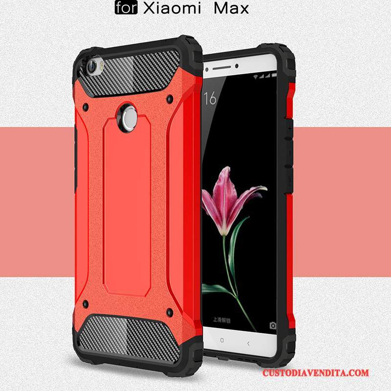 Custodia Mi Max 2 Silicone Argento Piccola, Cover Mi Max 2 Macchiatitelefono