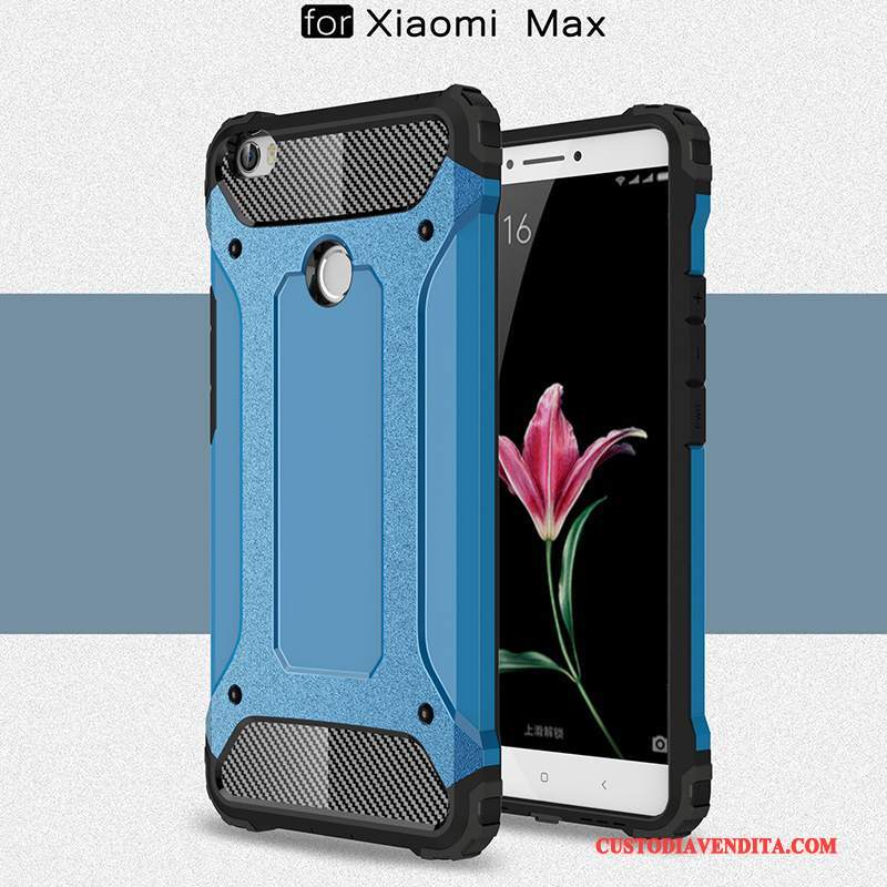 Custodia Mi Max 2 Silicone Argento Piccola, Cover Mi Max 2 Macchiatitelefono