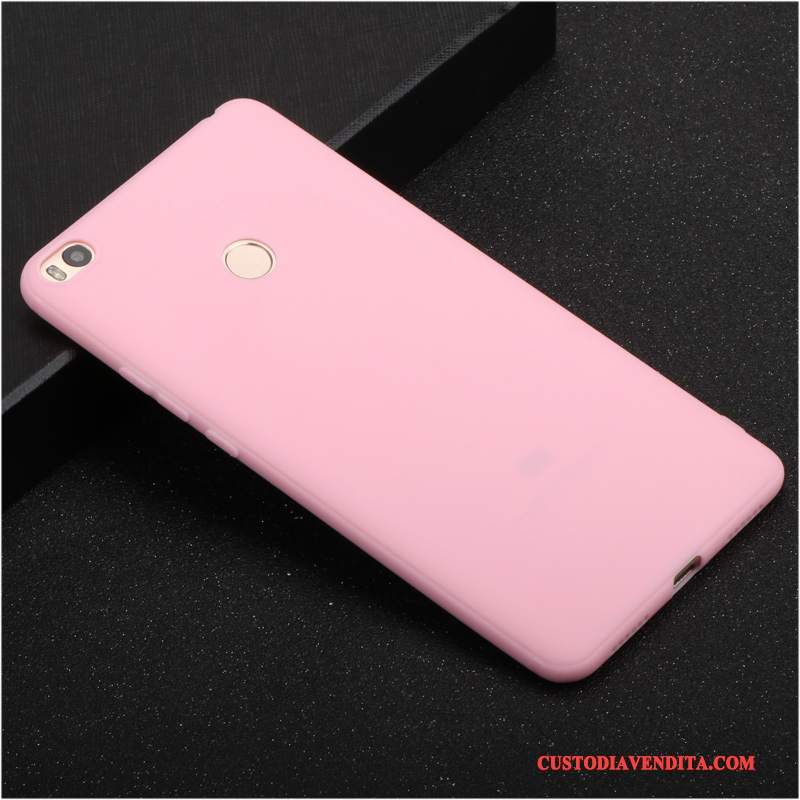 Custodia Mi Max 2 Silicone Morbido Anti-caduta, Cover Mi Max 2 Protezione Rosa Piccola