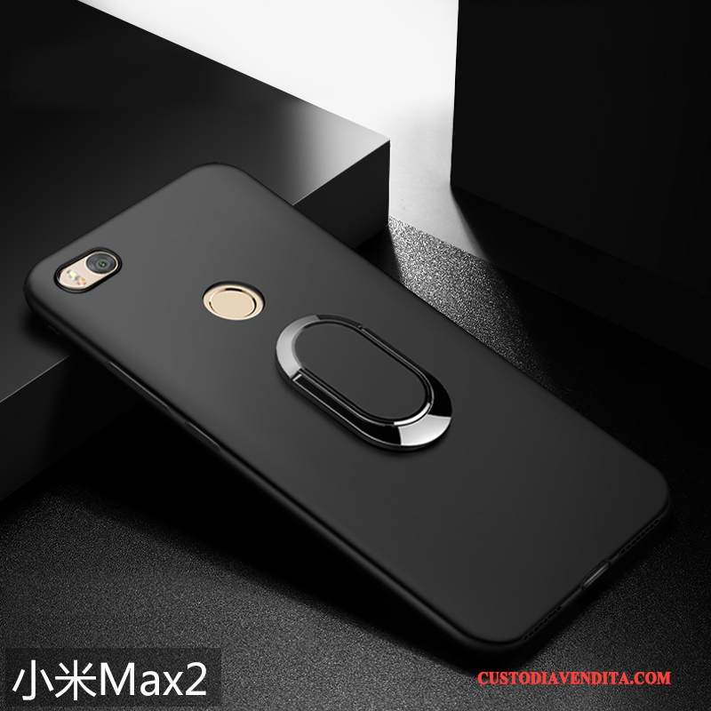 Custodia Mi Max 2 Silicone Telefono Piccola, Cover Mi Max 2 Protezione Morbido Blu