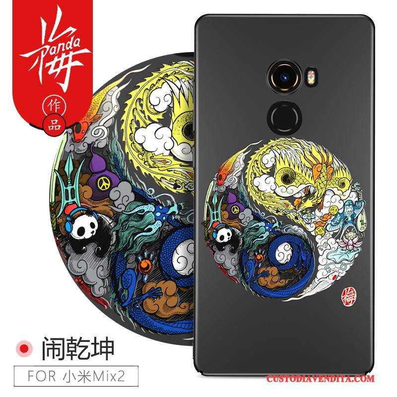 Custodia Mi Mix 2 Colore Difficile Anti-caduta, Cover Mi Mix 2 Creativo Tutto Inclusotelefono