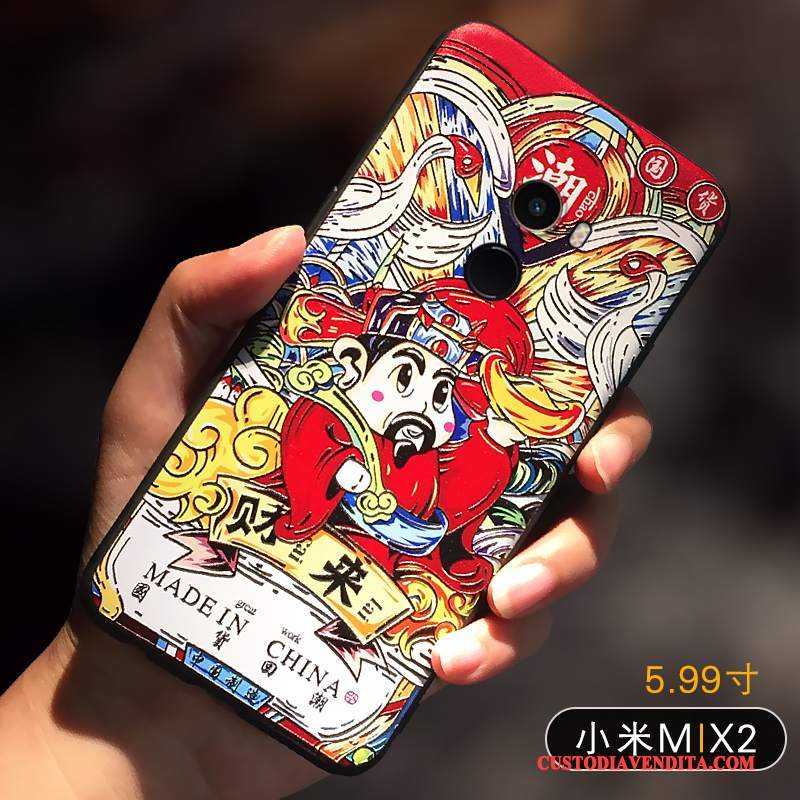 Custodia Mi Mix 2 Colore Nuovo Piccola, Cover Mi Mix 2 Creativo Di Personalità Gattino