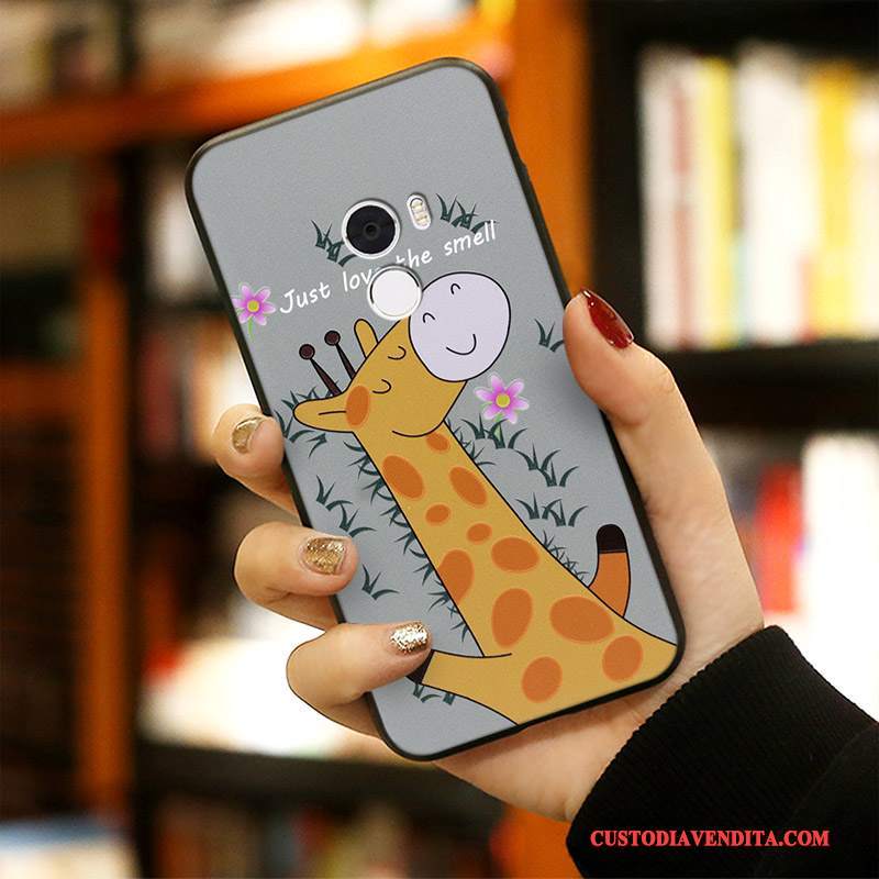 Custodia Mi Mix 2 Colore Piccolatelefono, Cover Mi Mix 2 Creativo Morbido Ornamenti Appesi