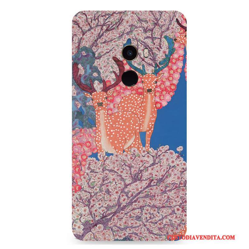 Custodia Mi Mix 2 Colore Vento Fiori, Cover Mi Mix 2 Protezione Coloretelefono