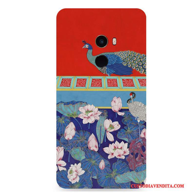 Custodia Mi Mix 2 Colore Vento Fiori, Cover Mi Mix 2 Protezione Coloretelefono