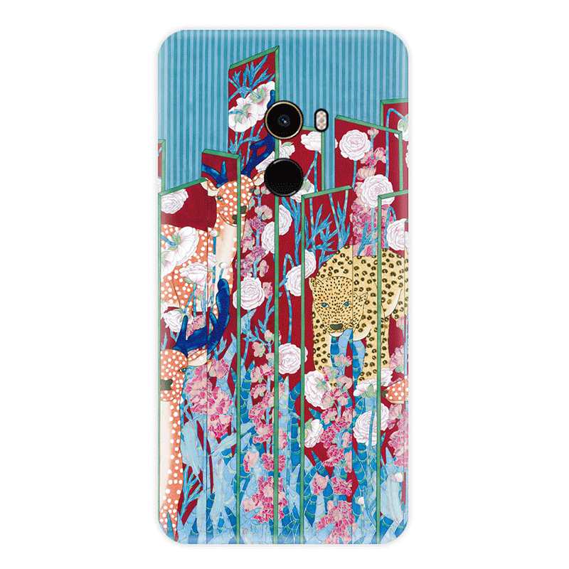 Custodia Mi Mix 2 Colore Vento Fiori, Cover Mi Mix 2 Protezione Coloretelefono