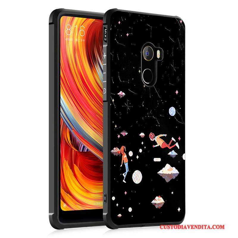 Custodia Mi Mix 2 Creativo Piccola Morbido, Cover Mi Mix 2 Protezione Tendenza Anti-caduta