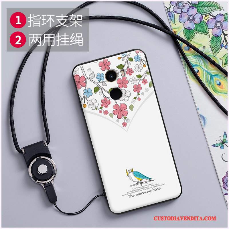 Custodia Mi Mix 2 Goffratura Ornamenti Appesi Lupo, Cover Mi Mix 2 Colore Telefono Personalizza