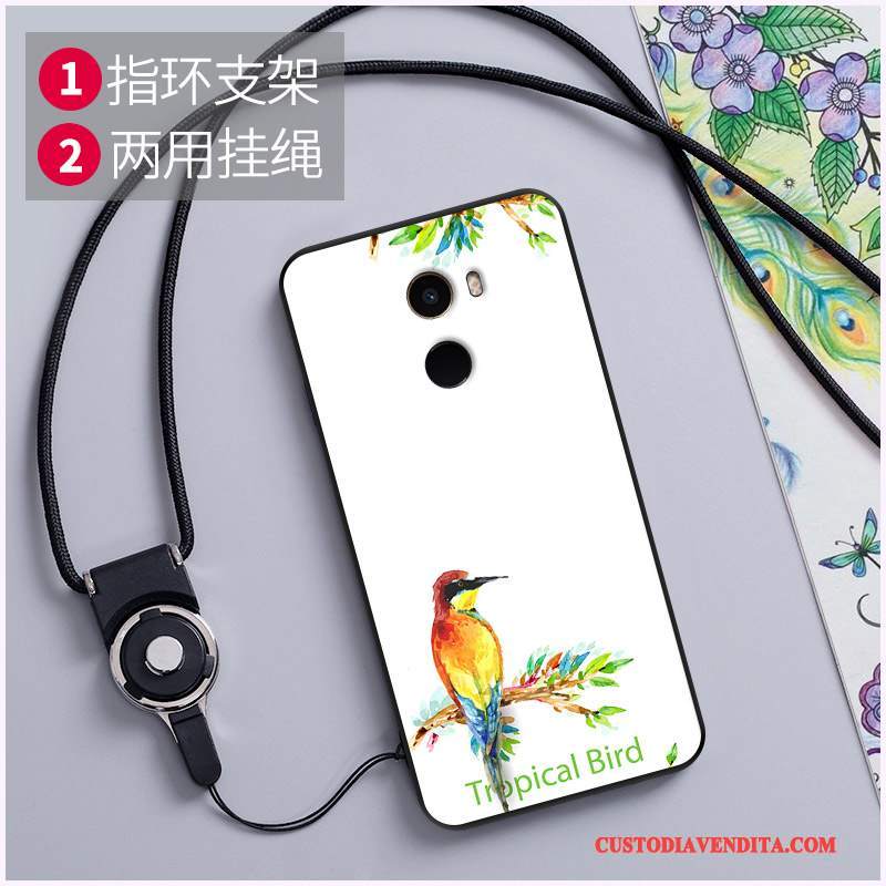 Custodia Mi Mix 2 Goffratura Ornamenti Appesi Lupo, Cover Mi Mix 2 Colore Telefono Personalizza