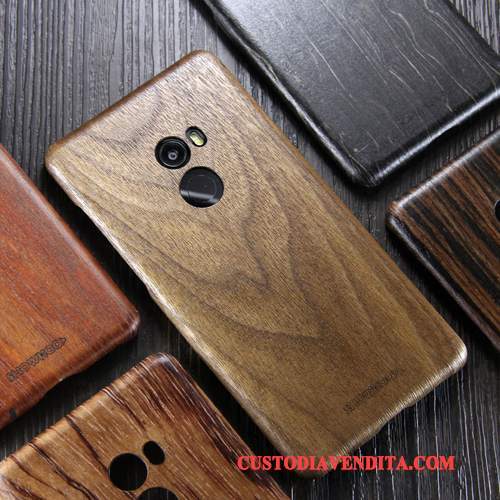 Custodia Mi Mix 2 Legno Massello Piccola Sottile, Cover Mi Mix 2 Protezione Legnotelefono