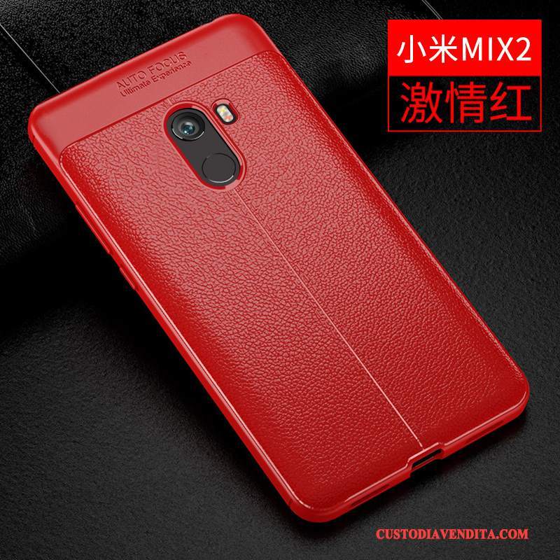 Custodia Mi Mix 2 Protezione Anti-caduta Tendenza, Cover Mi Mix 2 Pelle Morbido Piccola