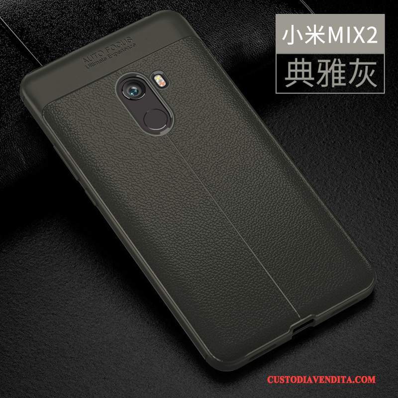 Custodia Mi Mix 2 Protezione Anti-caduta Tendenza, Cover Mi Mix 2 Pelle Morbido Piccola