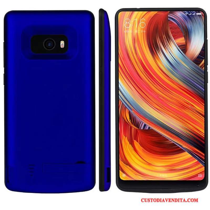 Custodia Mi Mix 2 Protezione Blu Piccola, Cover Mi Mix 2 Metallotelefono