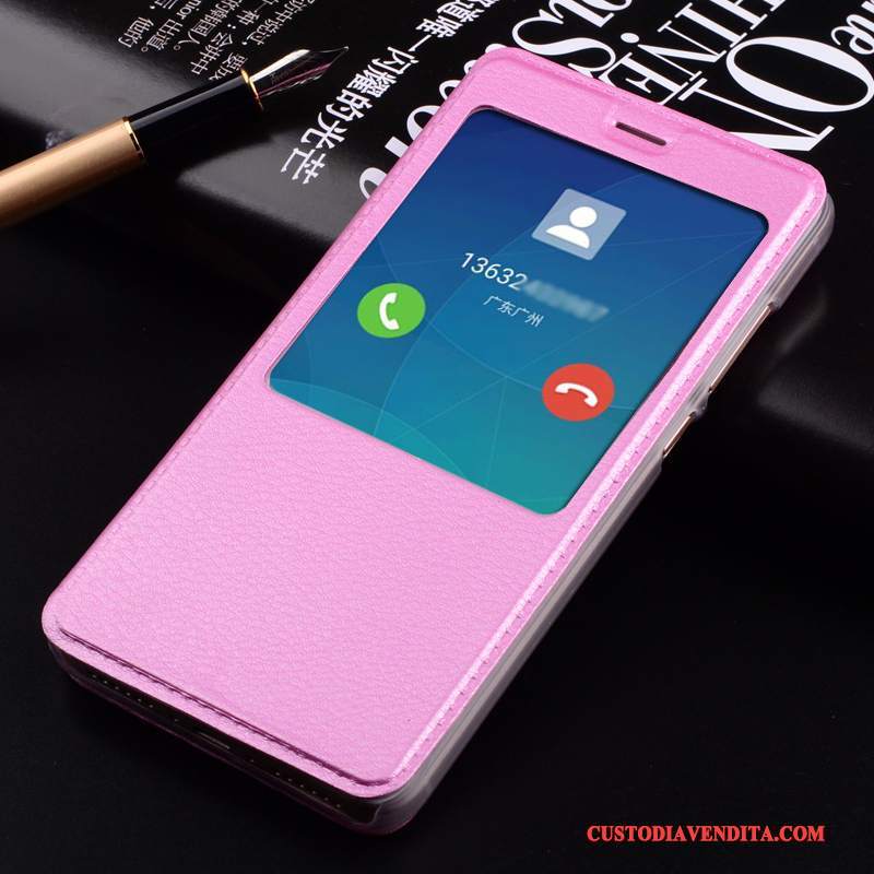 Custodia Mi Mix 2 Protezione Dormienza Rosa, Cover Mi Mix 2 Folio Piccolatelefono