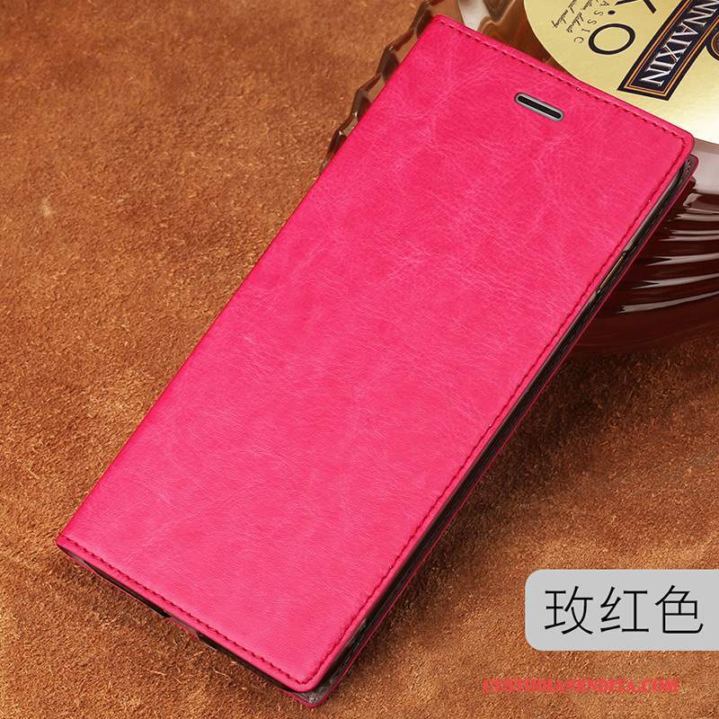 Custodia Mi Mix 2 Protezione Personalizza Rosso, Cover Mi Mix 2 Pelle Anti-cadutatelefono