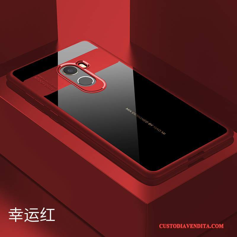 Custodia Mi Mix 2 Protezione Piccola Difficile, Cover Mi Mix 2 Creativo Rosso Di Personalità