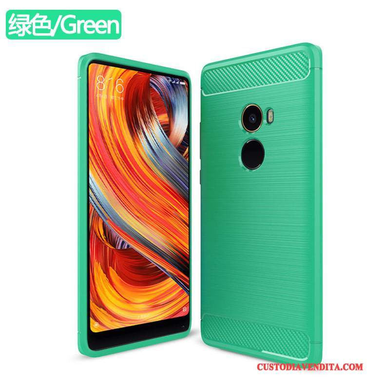 Custodia Mi Mix 2 Protezione Tutto Inclusotelefono, Cover Mi Mix 2 Creativo Verde Macchiati