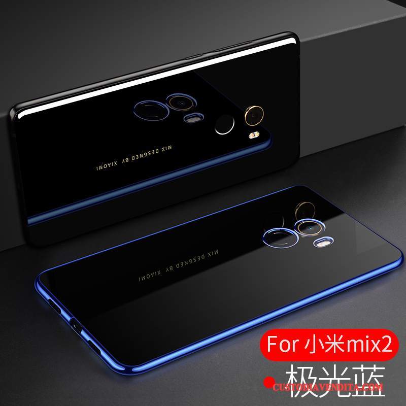 Custodia Mi Mix 2 Silicone Placcatura Tutto Incluso, Cover Mi Mix 2 Colore Telefono Di Personalità