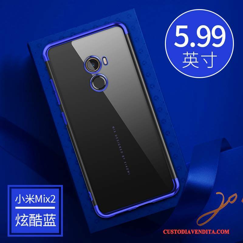 Custodia Mi Mix 2 Silicone Trasparente Sottile, Cover Mi Mix 2 Orotelefono