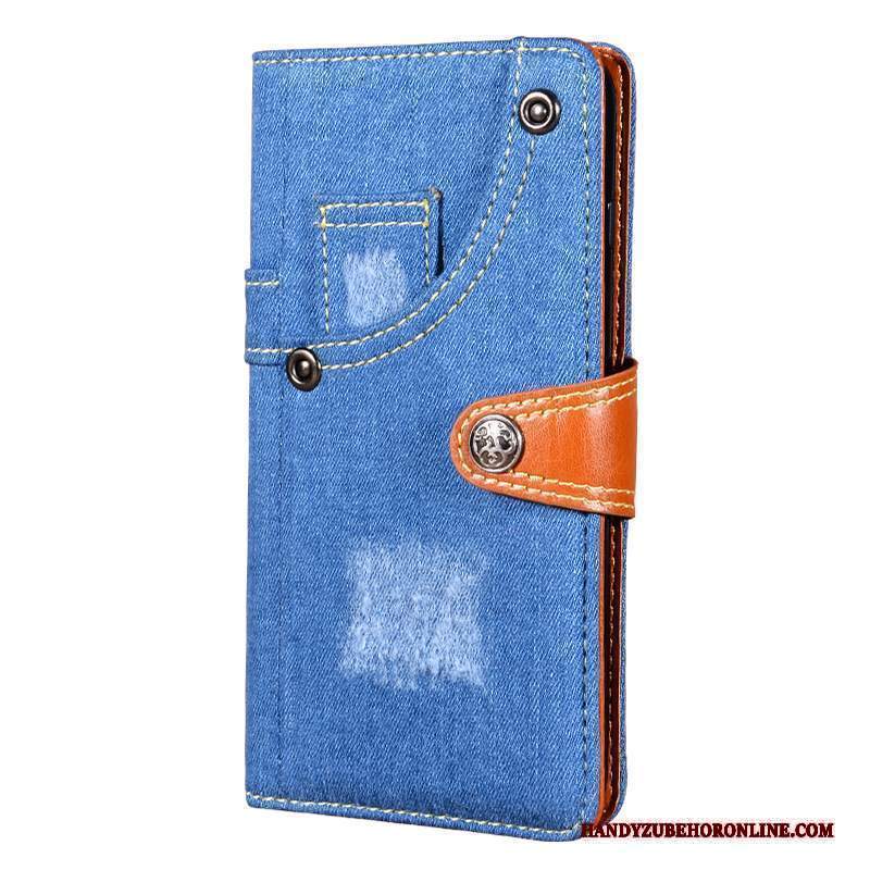 Custodia Mi Note 10 Piccola Blu, Cover Mi Note 10 Telefono