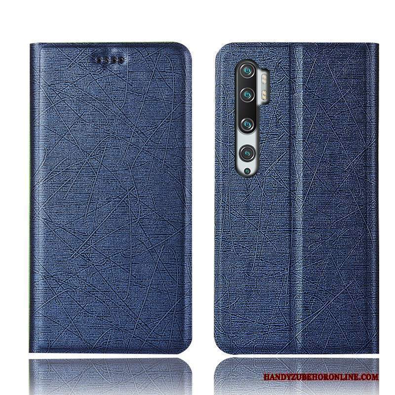 Custodia Mi Note 10 Protezione Modello Tutto Incluso, Cover Mi Note 10 Folio Anti-caduta Oro