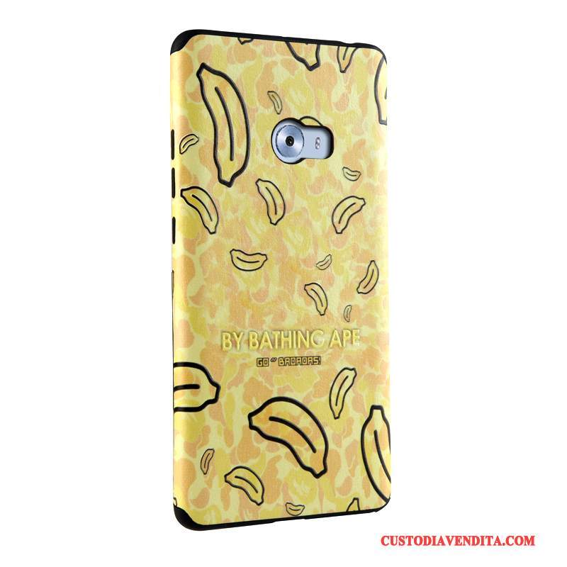 Custodia Mi Note 2 Cartone Animato Giallo Morbido, Cover Mi Note 2 Colore Telefono Piccola