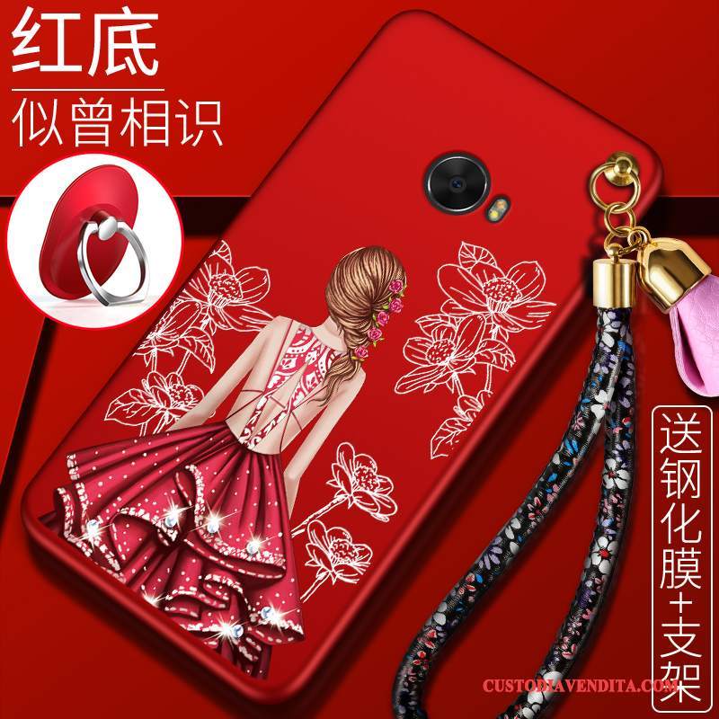 Custodia Mi Note 2 Creativo Nuovo Tutto Incluso, Cover Mi Note 2 Protezione Morbido Rosso