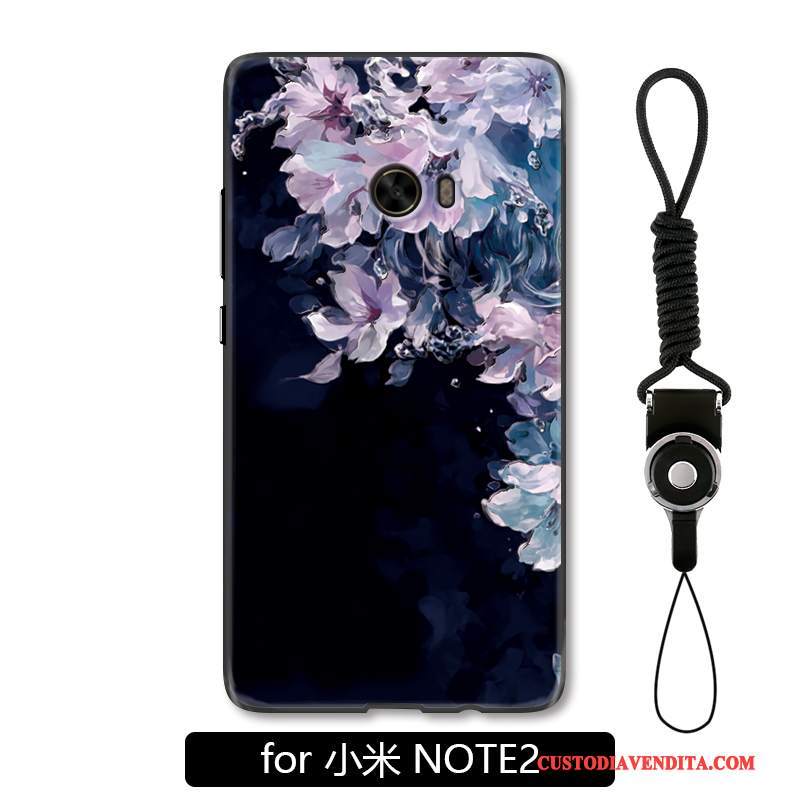 Custodia Mi Note 2 Creativo Piccola Arte, Cover Mi Note 2 Protezione Fiori Lusso