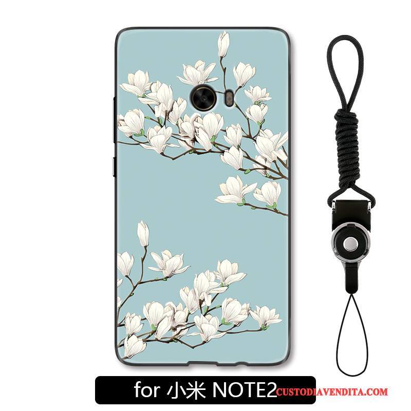 Custodia Mi Note 2 Goffratura Arte Piccola, Cover Mi Note 2 Moda Fiori Fresco