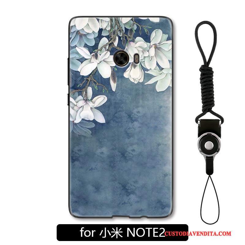 Custodia Mi Note 2 Goffratura Arte Piccola, Cover Mi Note 2 Moda Fiori Fresco