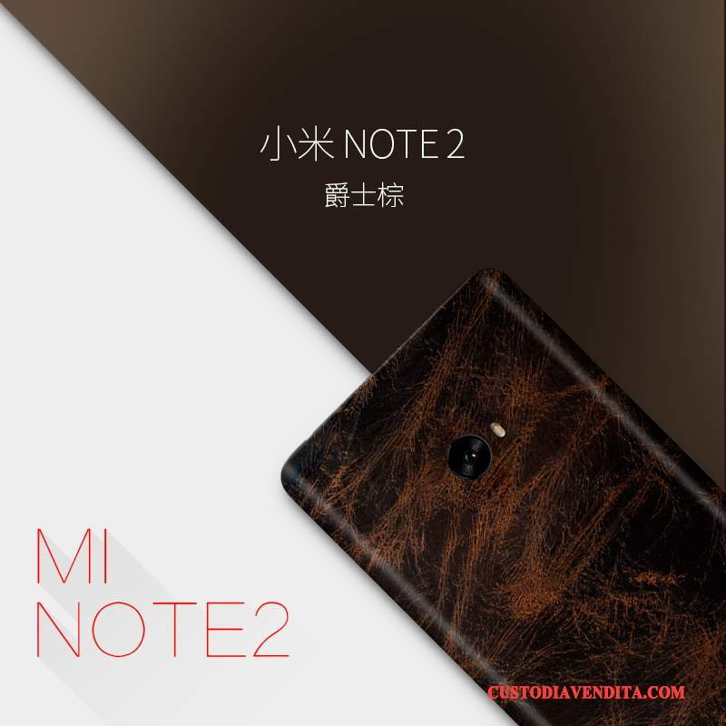 Custodia Mi Note 2 Protezione Piccola Sottile, Cover Mi Note 2 Pelle Giallo Tutto Incluso