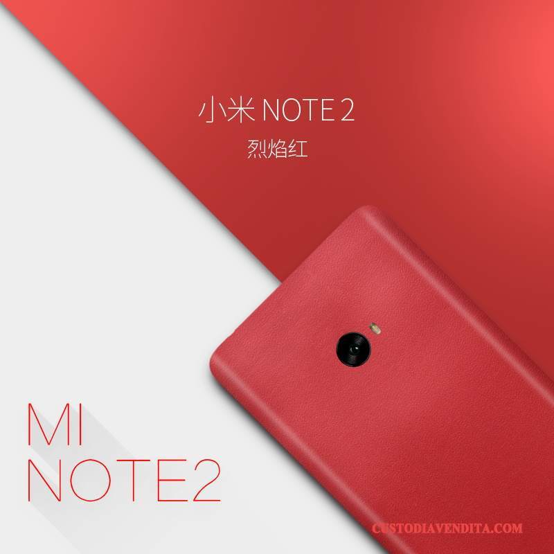 Custodia Mi Note 2 Protezione Piccola Sottile, Cover Mi Note 2 Pelle Giallo Tutto Incluso